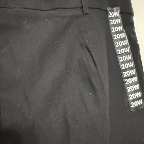 Rafaella Women’s Elegant Black PullOn Cropped Dress Pants 20W - Picture 6 of 8